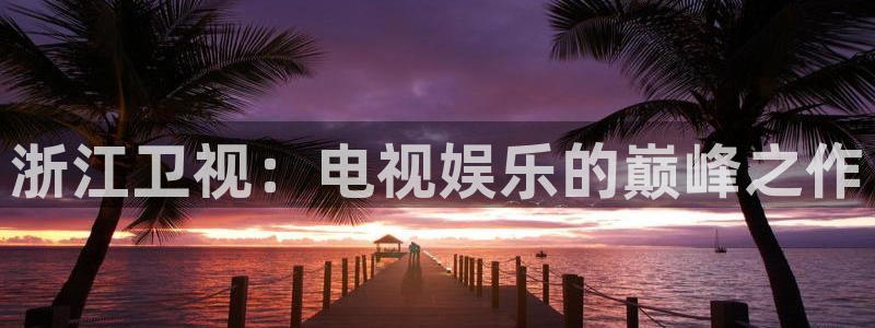 南瓜 电影：浙江卫视：电视娱乐的巅峰之作